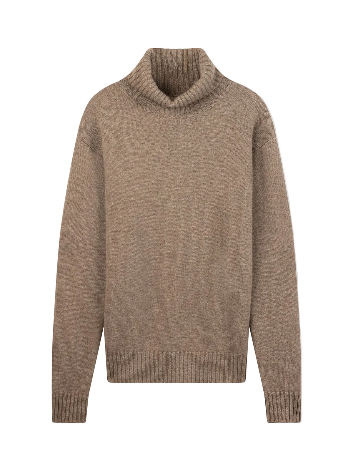 Men's Cashmere Turtleneck — Taupe
