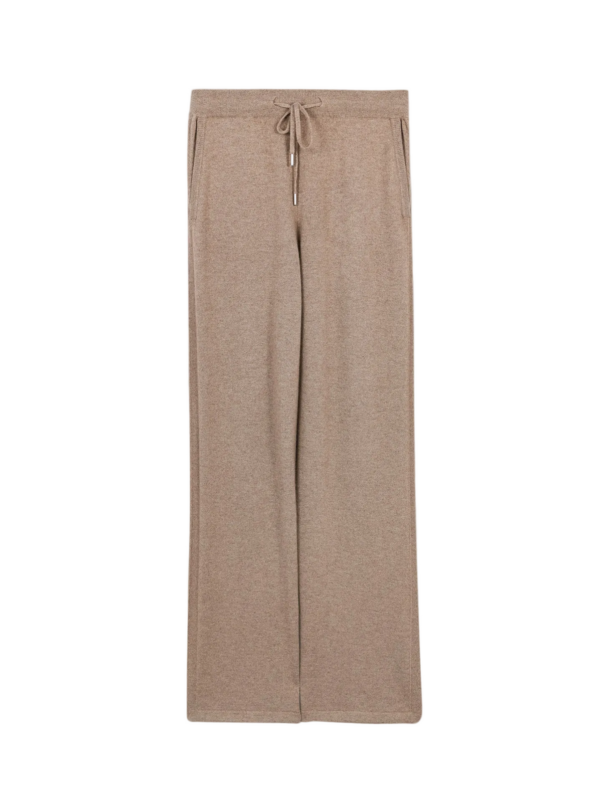 Cashmere Straight Leg Jogger — Taupe
