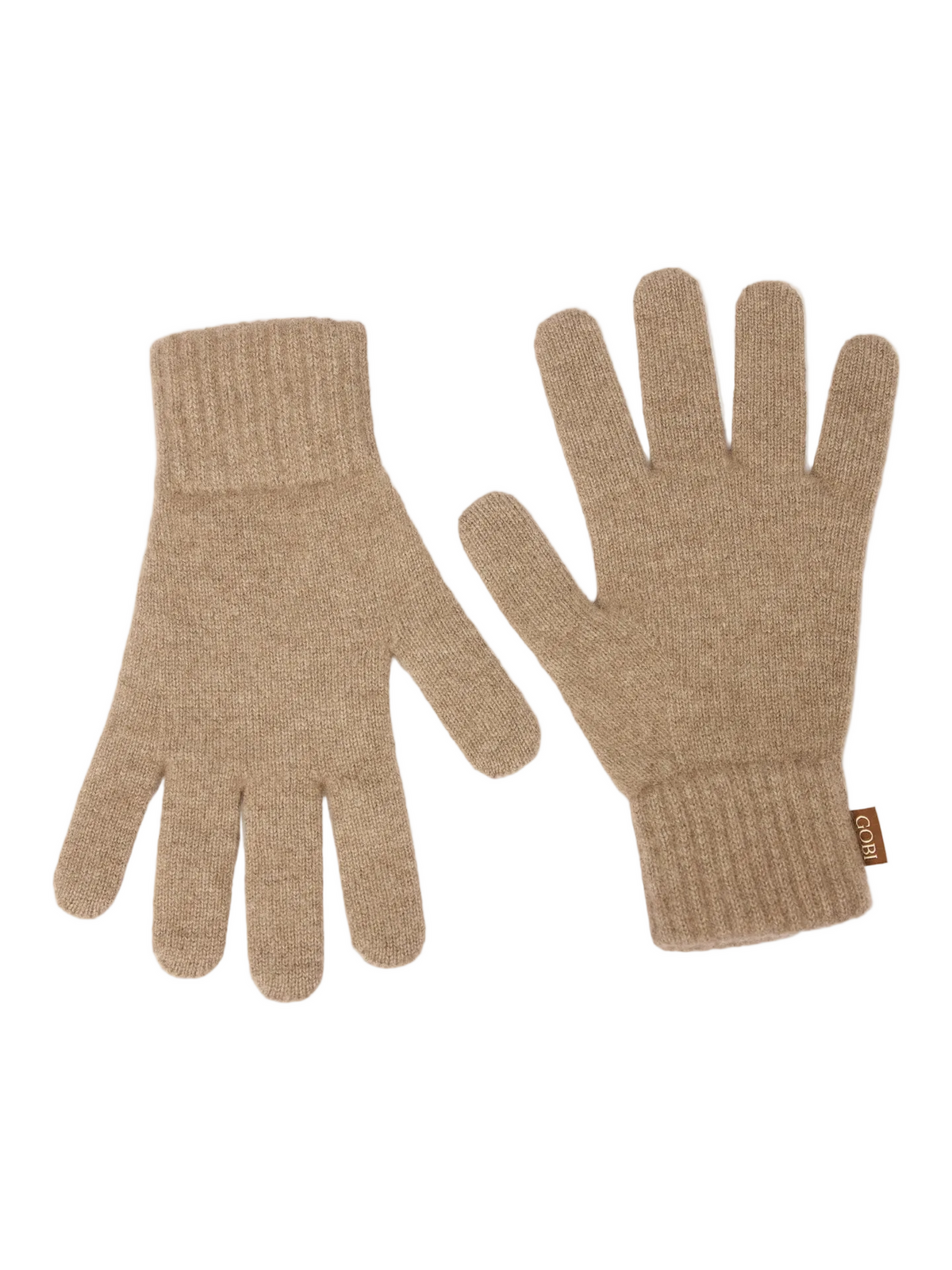 Essential Knit Cashmere Gloves — Taupe