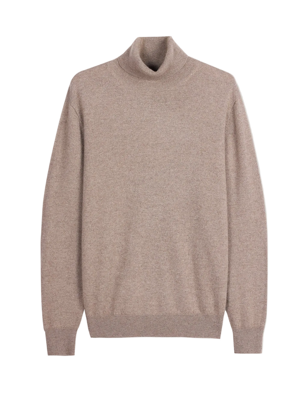 Timeless Turtleneck Cashmere Sweater — Taupe