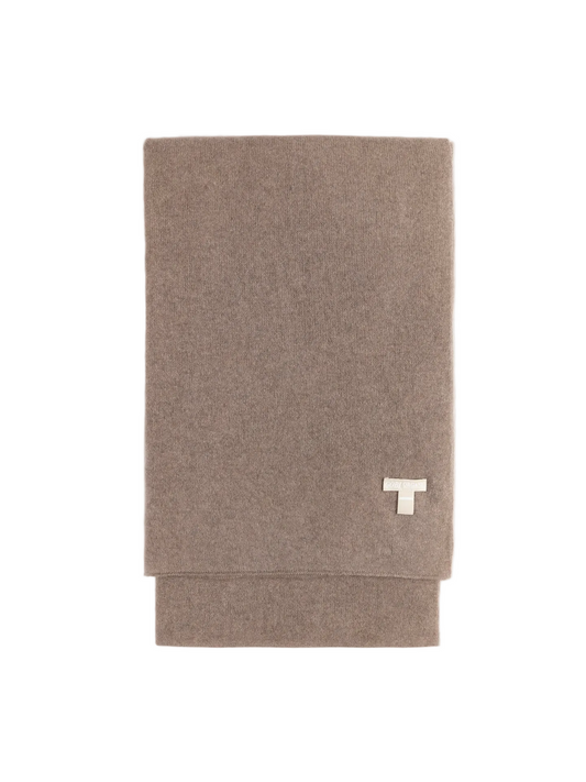Lightweight Cashmere Shawl — Taupe