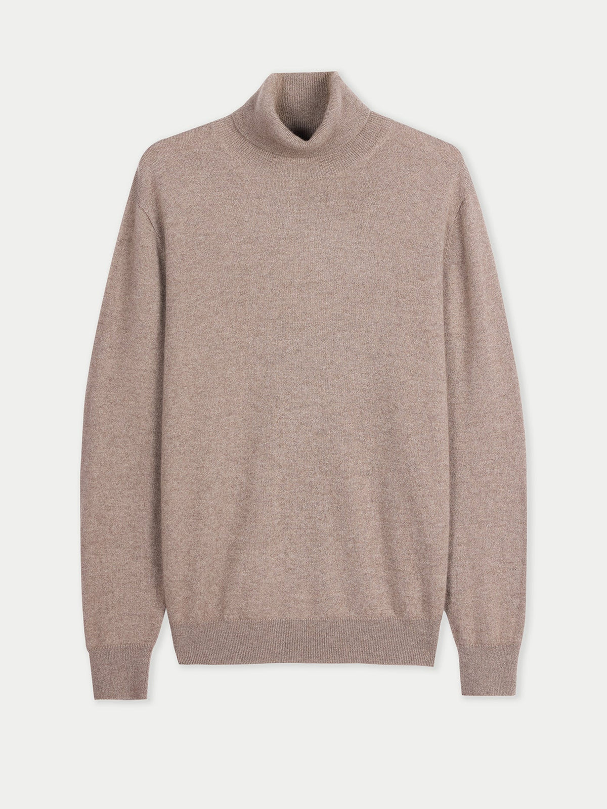 Timeless Turtleneck Cashmere Sweater — Taupe