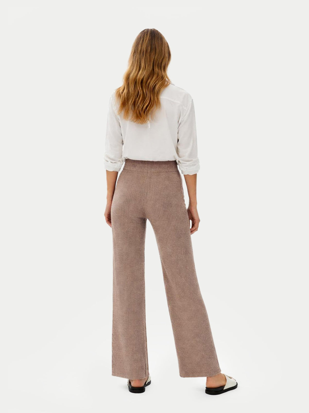 Cashmere Pants — Taupe