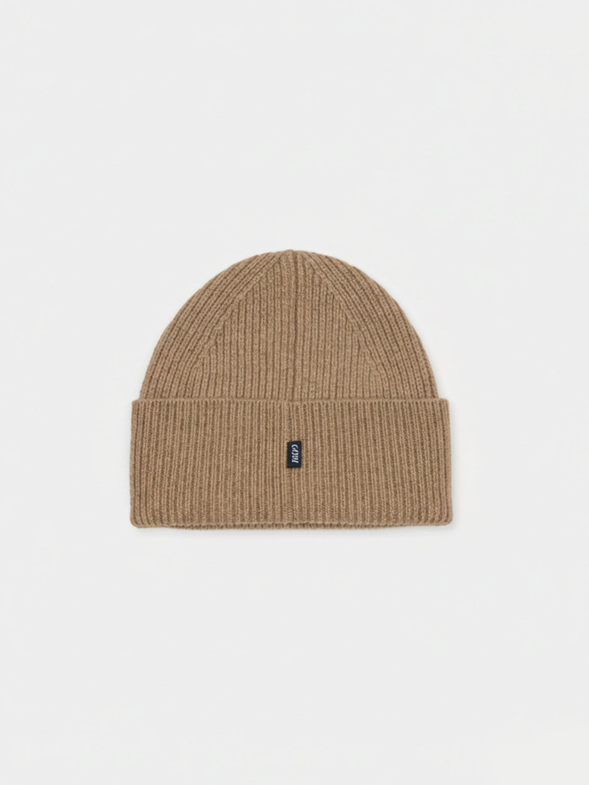 Ribbed Chunky Beanie — Taupe
