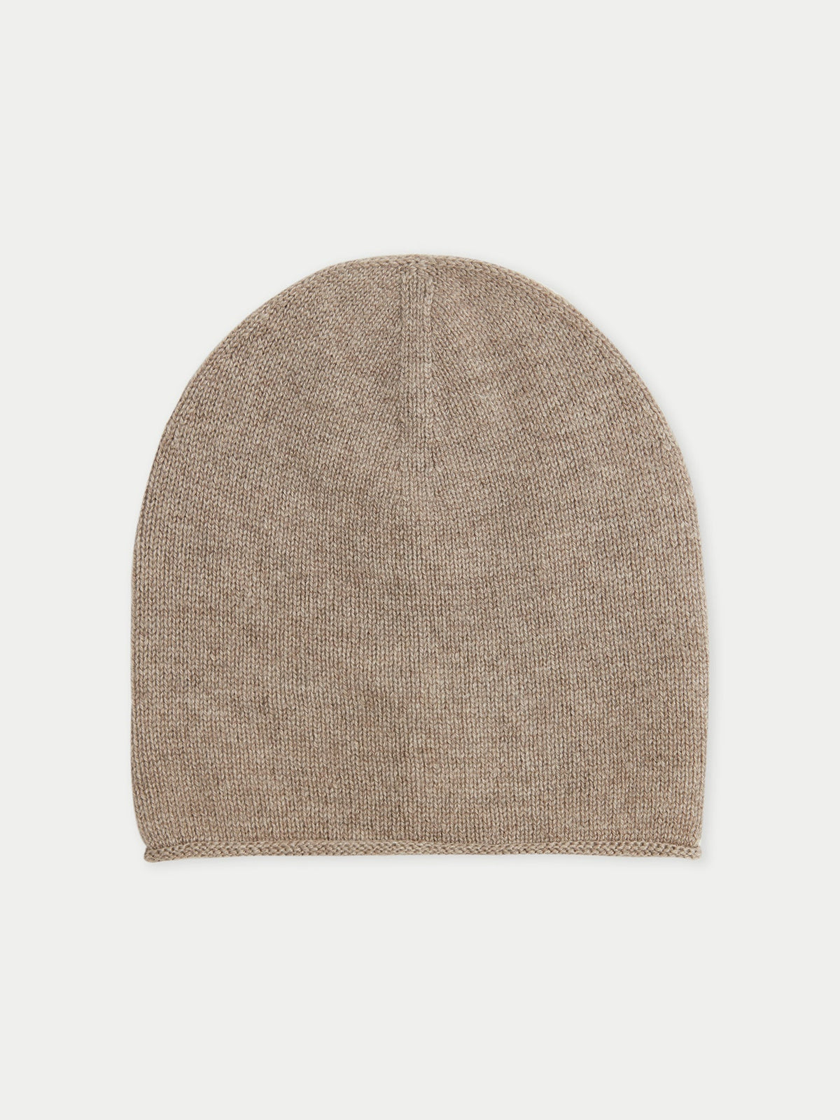 Cashmere Hat & Sweater Set — Taupe