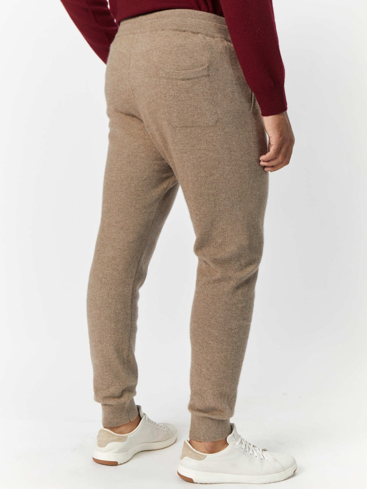 Men's Cashmere Jogger — Taupe