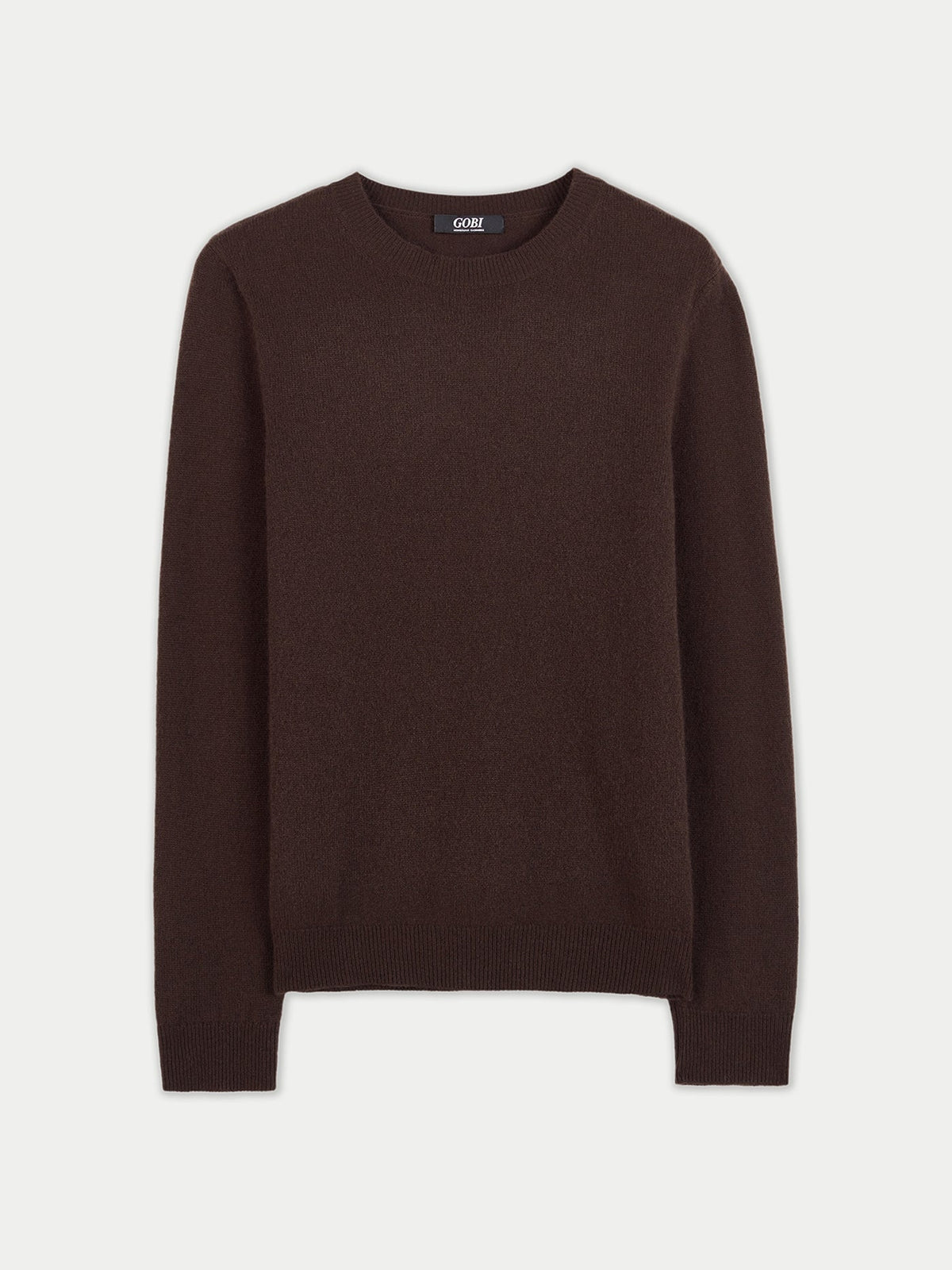 Cashmere Hat & Sweater Set — Umber Brown