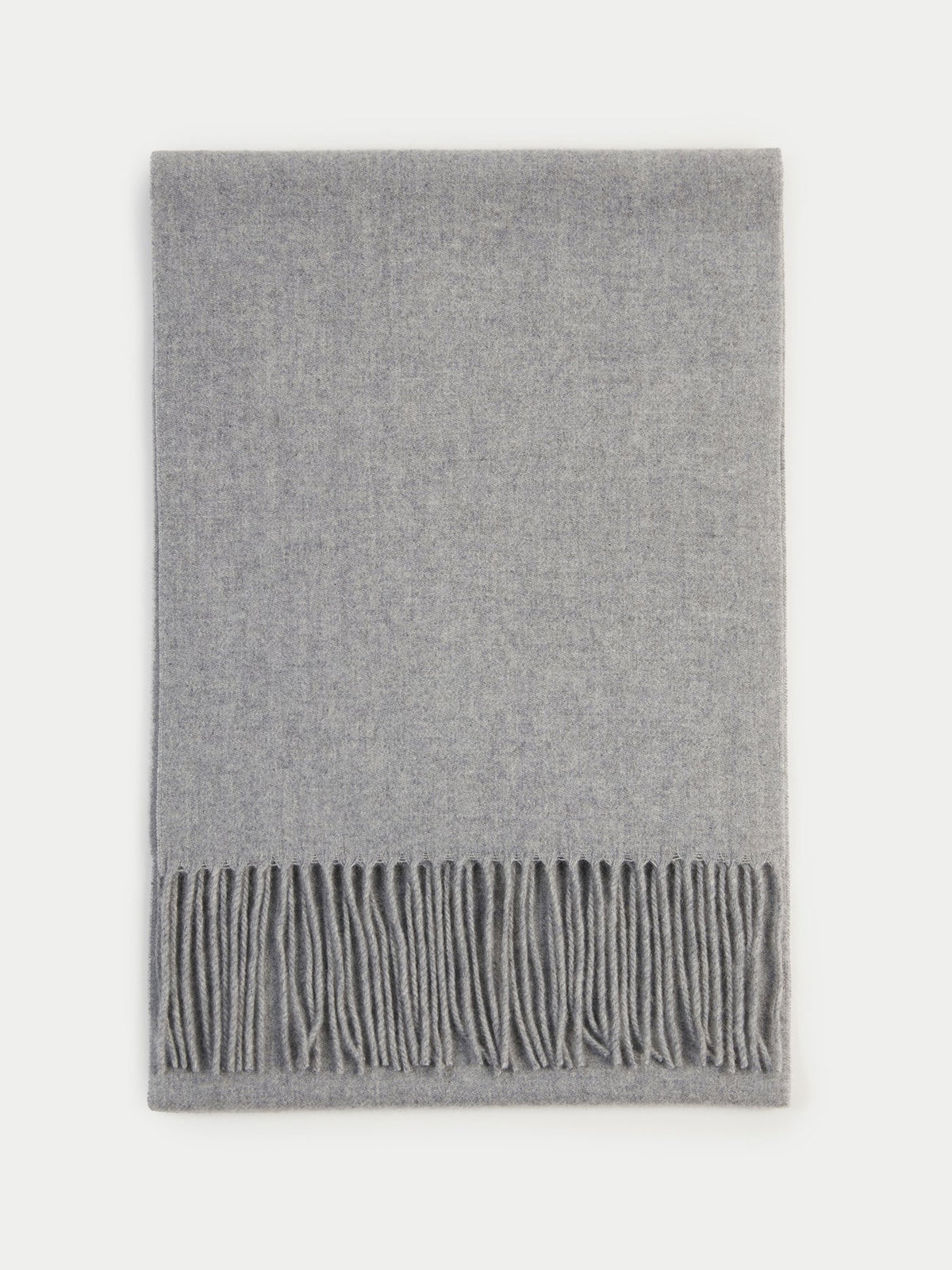 Cashmere Fringed Scarf — Urban Silver