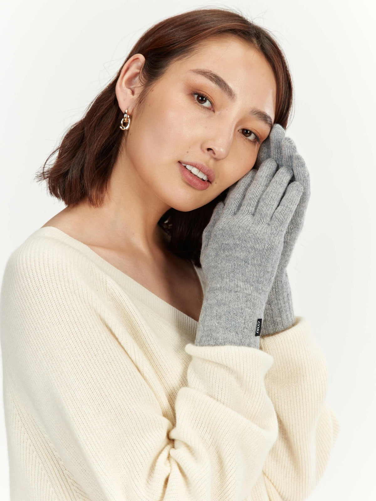 Women's Cashmere Gloves — Urban Silver