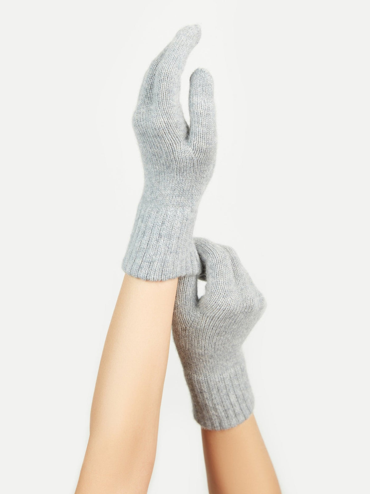 Women's Cashmere Gloves — Urban Silver