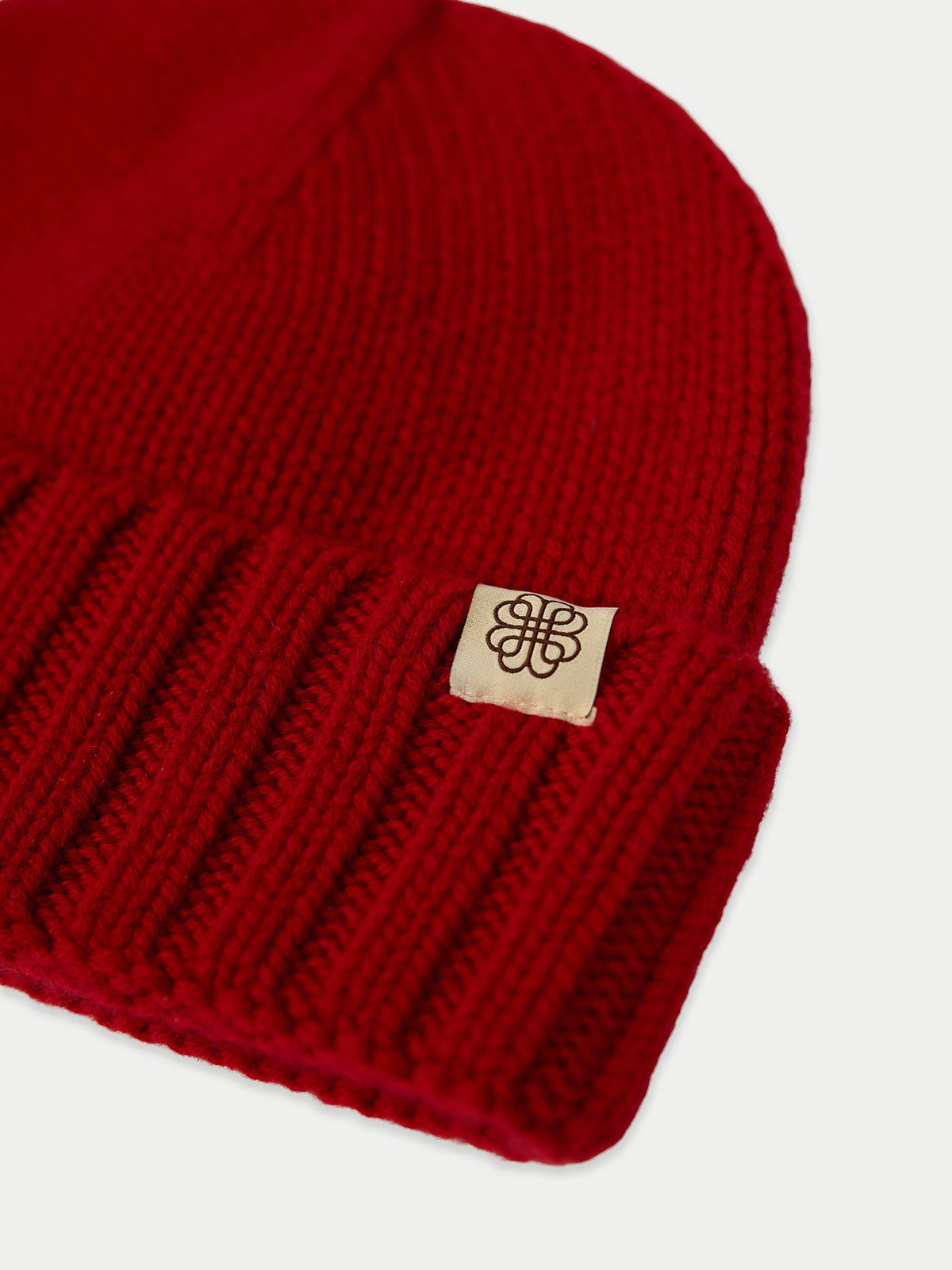 Unisex Beanie — Warm Red