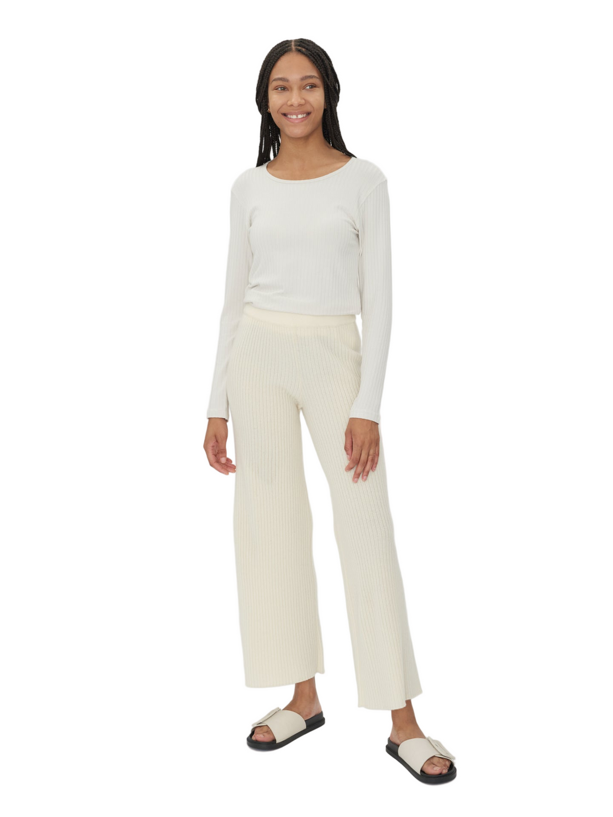 Cashmere Pants — White
