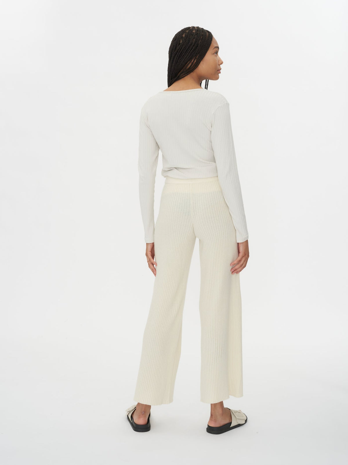 Cashmere Pants — White