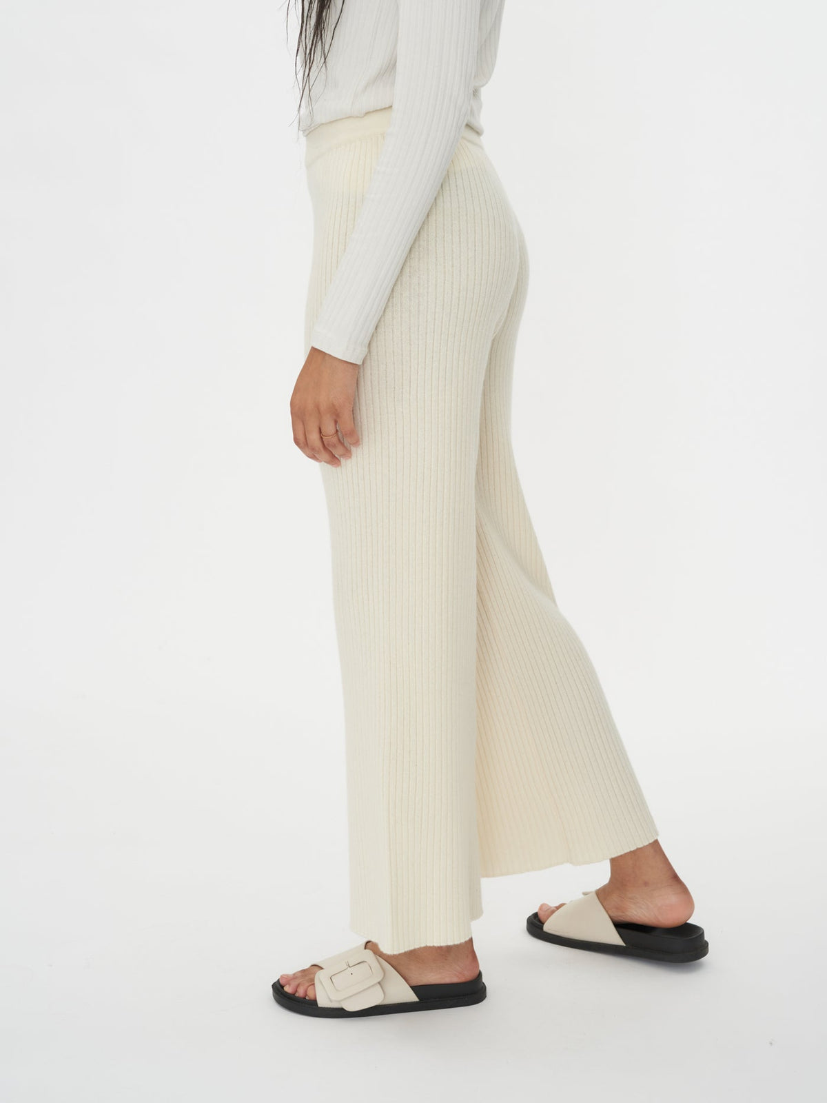 Cashmere Pants — White